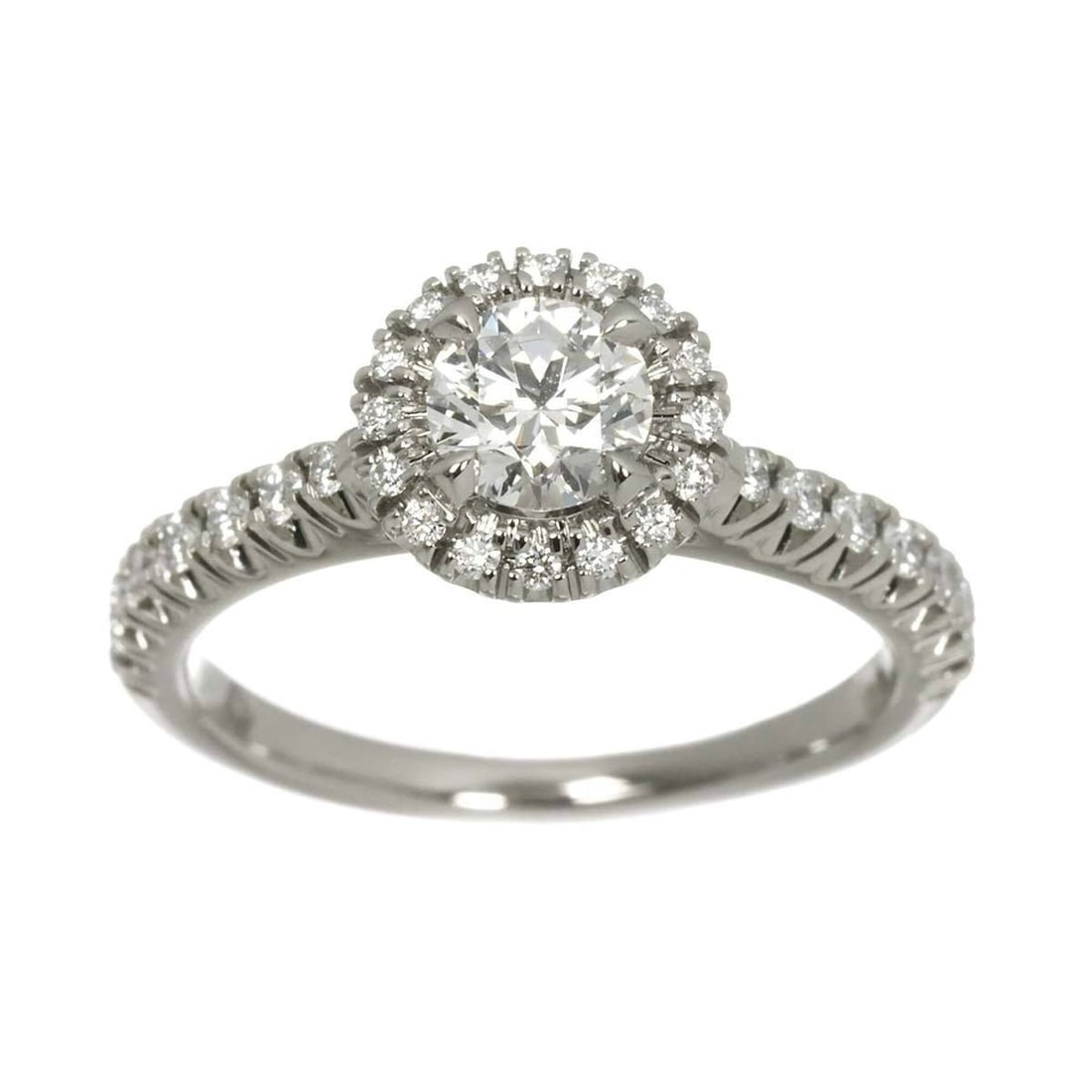 Cartier Destinee Ring, 0.42ct Diamond, E VVS1, 3EX, Size 48, Platinum. (1 of 8)