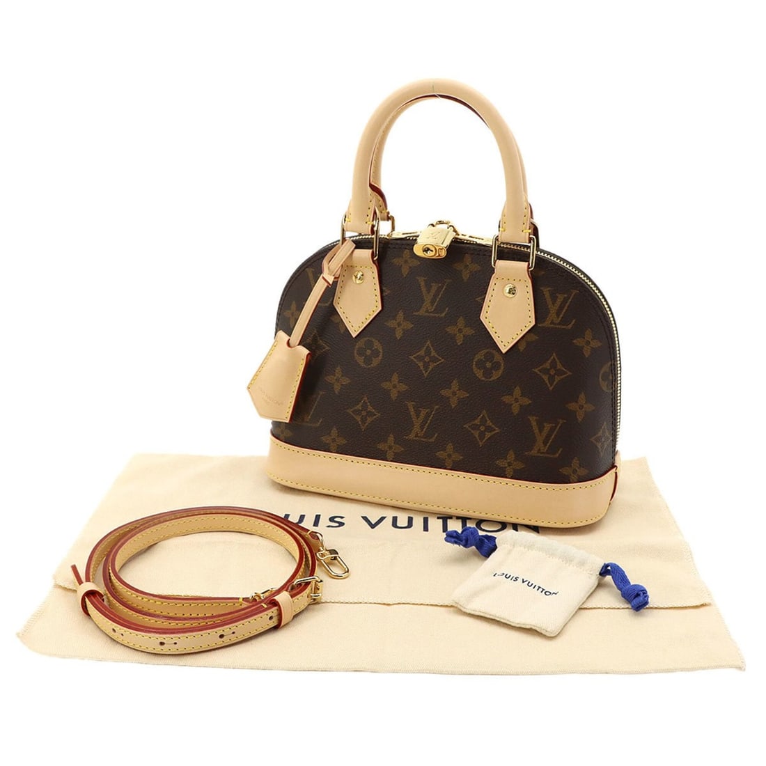 Louis Vuitton Monogram Alma BB 2-way Hand/Shoulder Handbag Brown M46990 RFID: --- Catalog ---Category: SizeSize (HxWxD): 17.5cm x 23cm x 11.5cm / 6.88'' x 9.05'' x 4.52''Category: DesignType: HandbagColor: Brown, MonogramGender: WomenMaterial: Monogram Category: GeneralMPN: M46