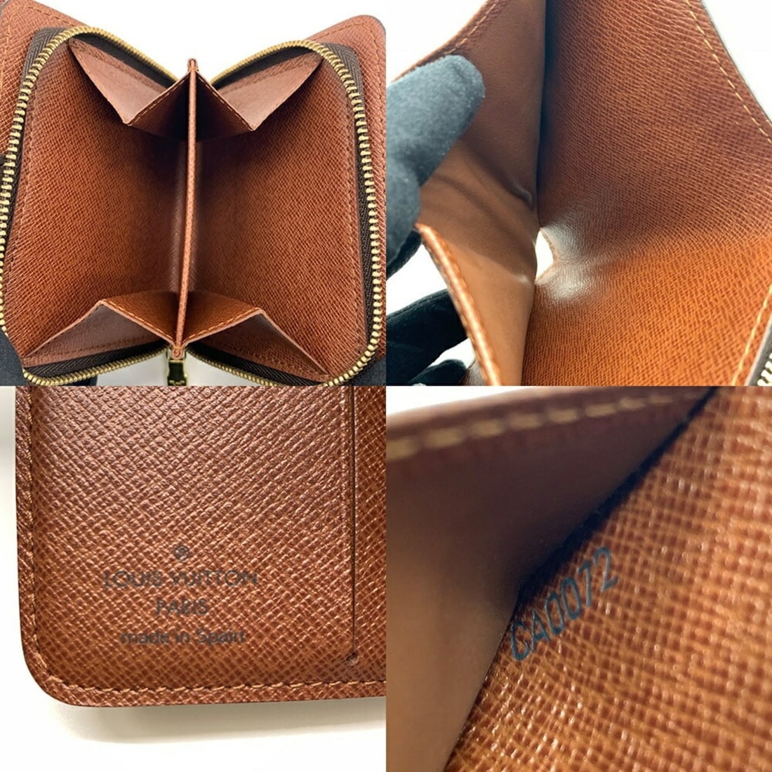 Louis Vuitton Monogram Canvas Compact Zip Wallet - 5