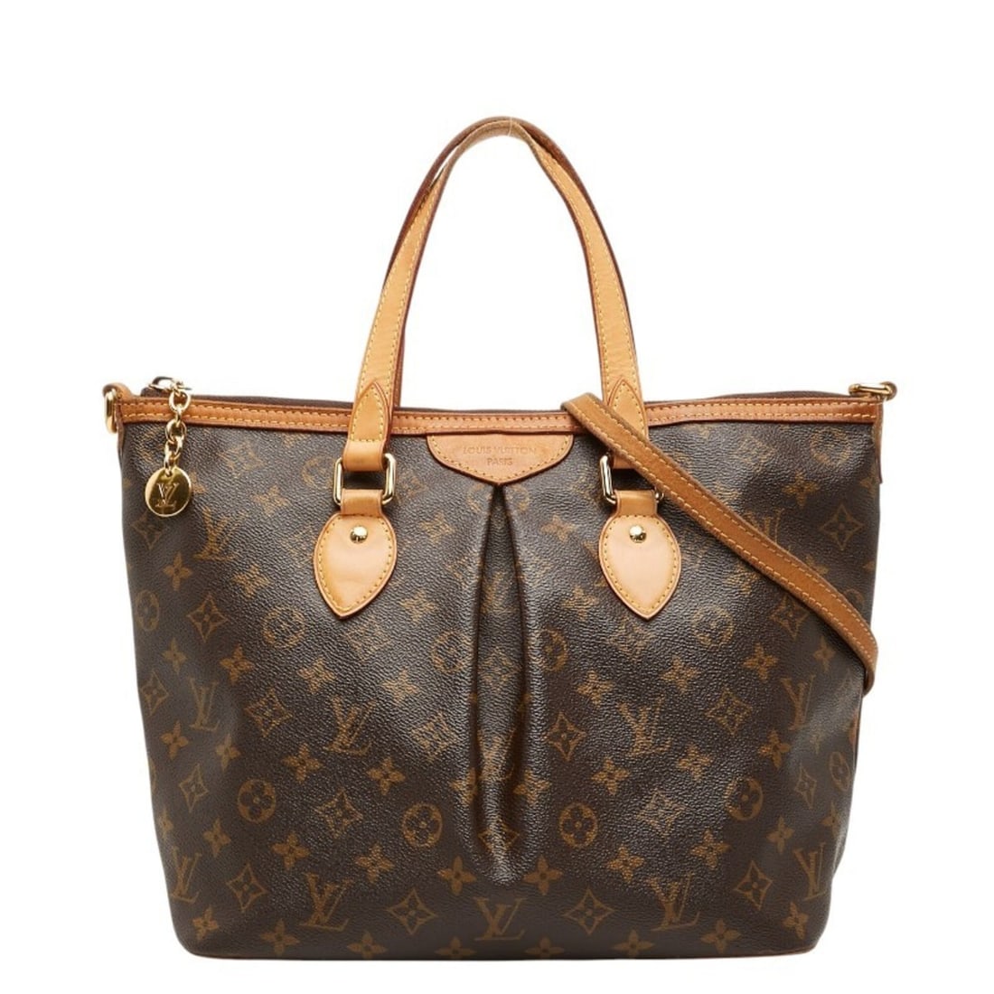 Louis Vuitton Monogram Palermo PM Handbag Shoulder Bag 2WAY M40145 Brown Leather Women's LOUIS: --- Catalog ---Category: SizeSize (HxWxD): 27cm x 37cm x 17cm / 10.62'' x 14.56'' x 6.69''Category: DesignType: Handbag, Shoulder bagColor: BrownGender: WomenMaterial: PVC , Leather Category: