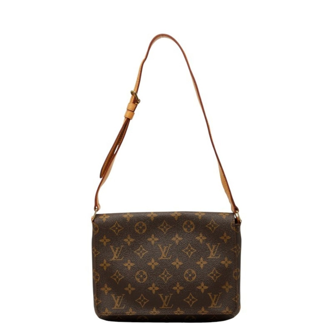 Louis Vuitton Monogram Musette Tango Short Shoulder Bag M51257 Brown Leather Women's LOUIS VUITTON: --- Catalog ---Category: SizeSize (HxWxD): 20cm x 26cm x 4cm / 7.87'' x 10.23'' x 1.57''Category: DesignType: Shoulder bagColor: BrownGender: WomenMaterial: PVC , Leather Category: GeneralMPN: M51257B