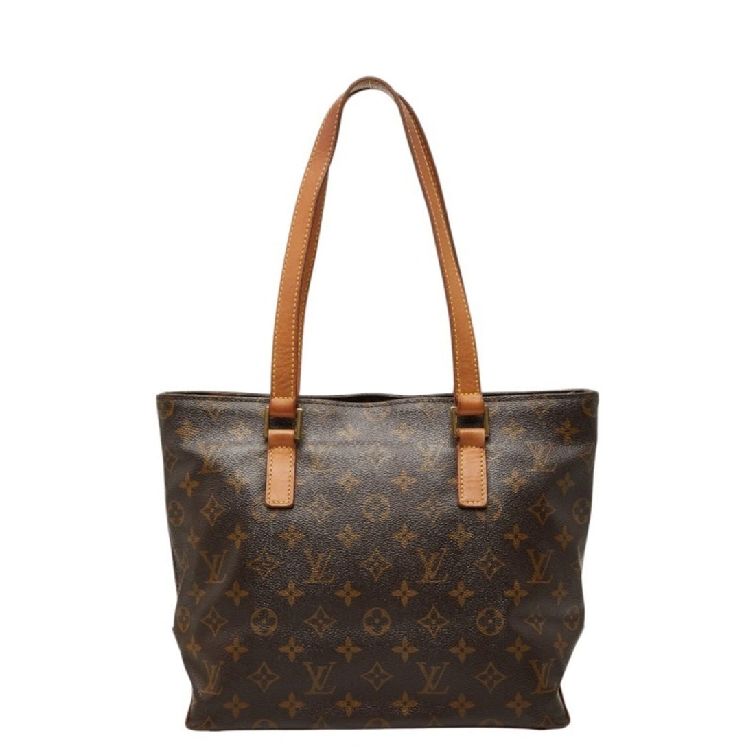Louis Vuitton Monogram Cabas Piano Tote Bag Shoulder M51148 Brown Leather Women's LOUIS VUITTON: --- Catalog ---Category: SizeSize (HxWxD): 24cm x 32cm x 12cm / 9.44'' x 12.59'' x 4.72''Category: DesignType: Shoulder bag, Tote bagColor: BrownGender: WomenMaterial: PVC , Leather Category: GeneralM