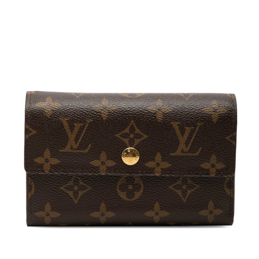 Louis Vuitton Monogram Portefeuille Alexandra Tri-fold Wallet M60047 Brown Leather Women's LOUIS: --- Catalog ---Category: SizeSize (HxWxD): 10cm x 15cm x 3cm / 3.93'' x 5.9'' x 1.18''Category: DesignType: Wallet (tri-fold)Color: BrownGender: WomenMaterial: PVC , Leather Category: GeneralMPN: M600