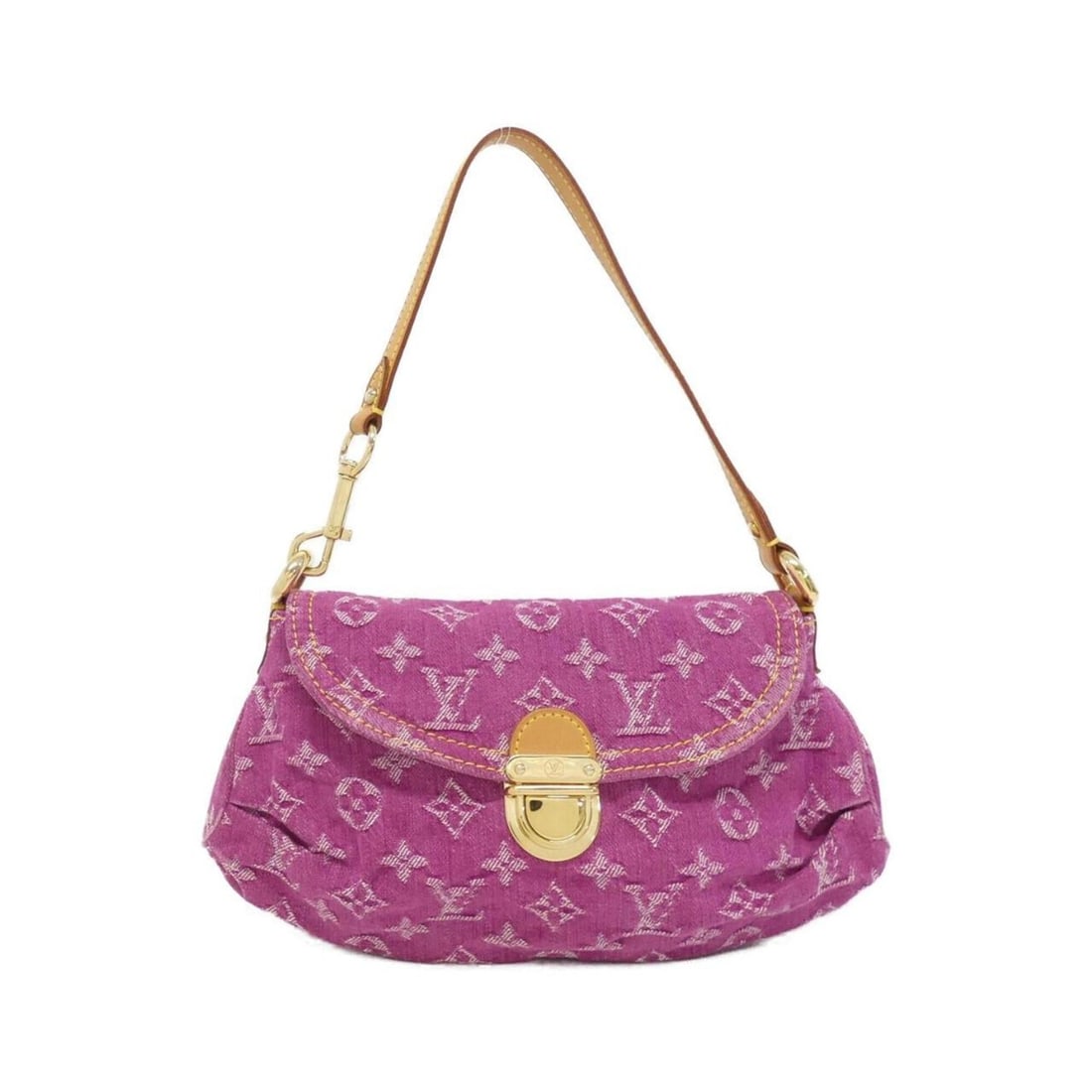 Louis Vuitton Monogram Denim Mini Pleaty M95216 Shoulder Bag: --- Catalog ---Category: SizeSize (HxWxD): 15cm x 26cm x 9cm / 5.9'' x 10.23'' x 3.54''Category: DesignType: Shoulder bagColor: FuchsiaGender: WomenMaterial: Denim Hardware Color: GoldCategory: