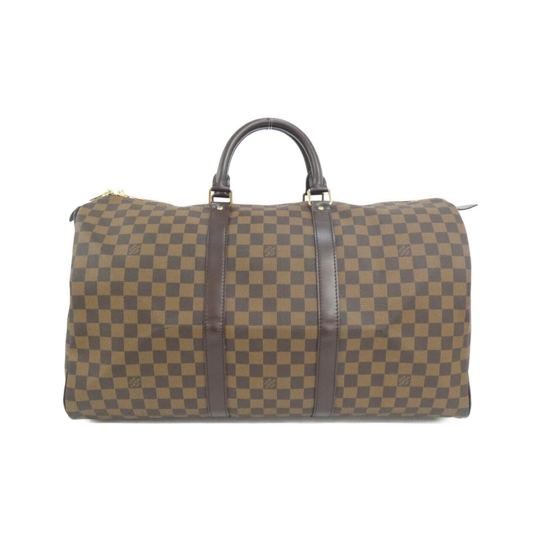 Louis Vuitton Damier Keepall 50cm N41427 Boston Bag: --- Catalog ---Category: SizeSize (HxWxD): 29cm x 50cm x 22cm / 11.41'' x 19.68'' x 8.66''Category: DesignType: Boston bagColor: BrownGender: Women,MenMaterial: Coated canvas Category: GeneralMPN: