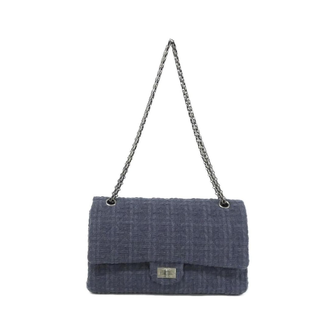 Chanel 37587 Shoulder Bag: --- Catalog ---Category: SizeSize (HxWxD): 17cm x 28cm x 9cm / 6.69'' x 11.02'' x 3.54''Category: DesignType: Shoulder bagColor: GrayGender: WomenMaterial: Tweed Category: GeneralMPN: 37587Brand: