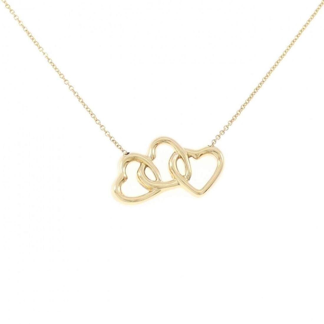 Tiffany Triple Heart Necklace: --- Catalog ---Category: SizePendant Size: 13.4mm x 23.9mm / 0.52'' x 0.94''Neck Circumference: 40 cm / 15.74''Category: DesignColor: Yellow goldGender: WomenMaterial: Yellow gold (18K)Pendant Type: