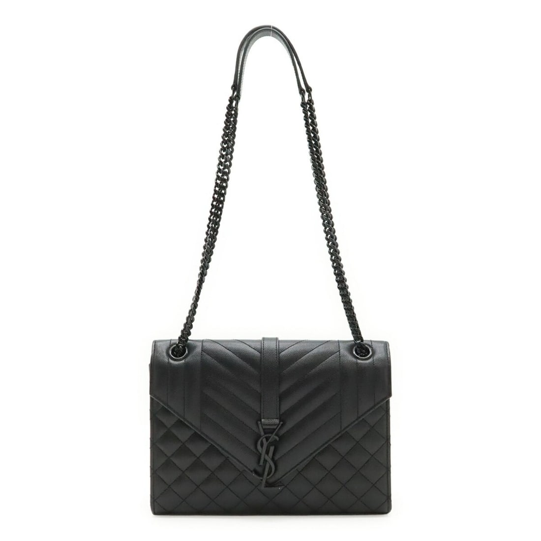 Yves Saint Laurent SAINT LAURENT PARIS YSL Classic Monogram Satchel Chain Shoulder Bag, Quilted (1 of 20)
