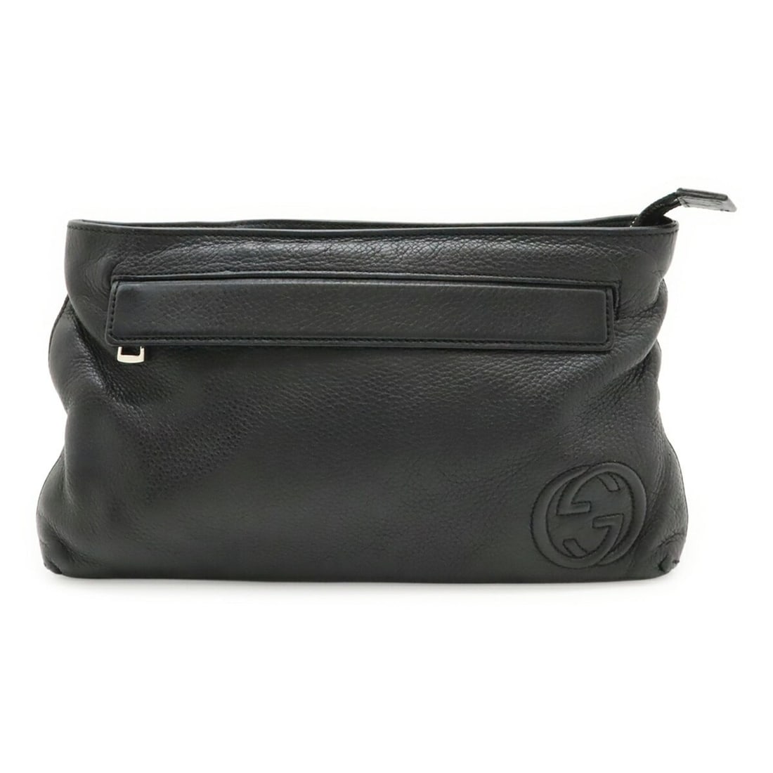 GUCCI Soho Interlocking G Bag, Body Waist Shoulder Leather, Black, 322827: --- Catalog ---Category: SizeWeight: 470g / 1.03lb.Size (HxWxD): 19cm x 30cm x 4cm / 7.48'' x 11.81'' x 1.57''Strap Length: 106cm / 41.73''Category: DesignType: Shoulder bag, Sling bagColor: BlackGend