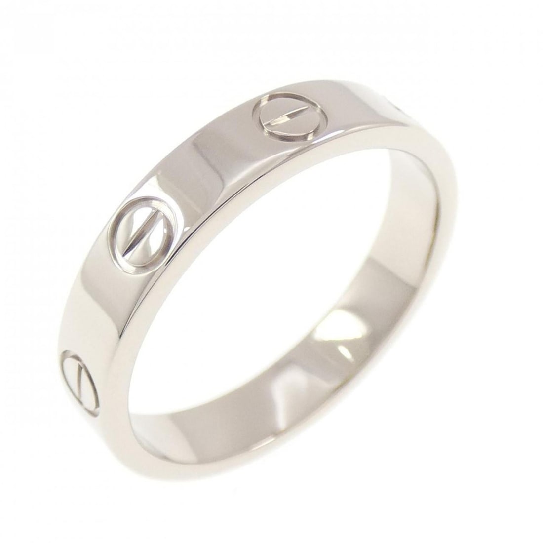 Cartier Mini Love Ring: --- Catalog ---Category: SizeUS Size: 6Brand Size: 51Category: DesignType: Band ringColor: White goldGender: WomenMaterial: White gold (18K)Category: GeneralMPN: B4085100Brand: Cartier--- Item List