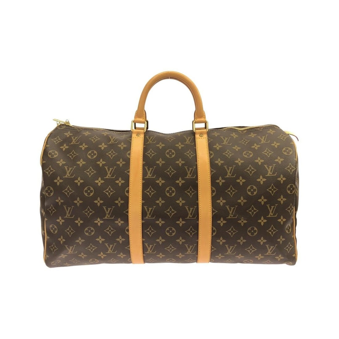 Louis Vuitton Monogram Keepall 50cm M41426 Boston Bag: --- Catalog ---Category: SizeSize (HxWxD): 28cm x 52cm x 22cm / 11.02'' x 20.47'' x 8.66''Category: DesignType: Boston bagColor: MarronGender: Men,WomenMaterial: Coated canvas Hardware Color: