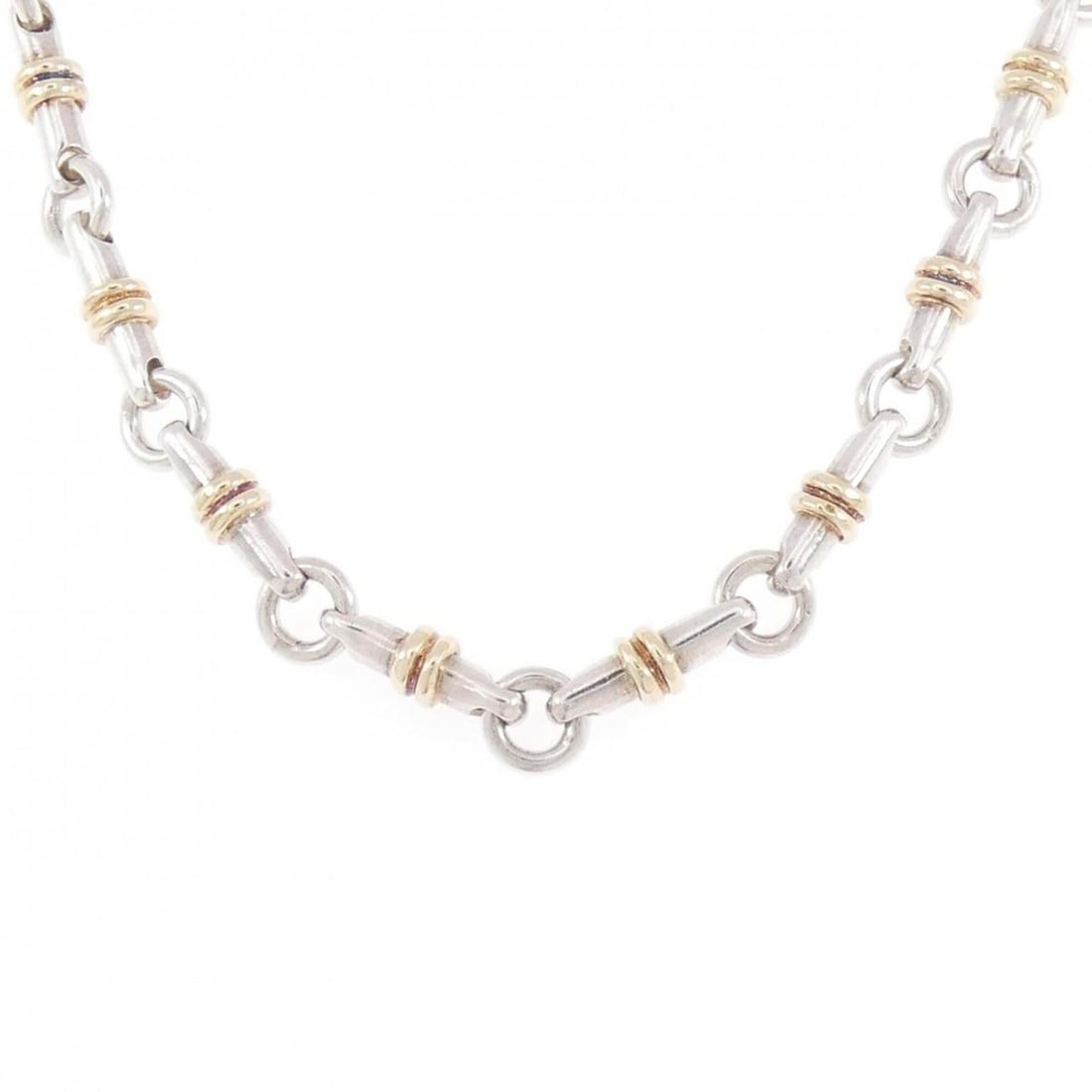 Tiffany & Co. 925 750YG Necklace: --- Catalog ---Category: SizeNeck Circumference: 42 cm / 16.53''Category: DesignGender: WomenMaterial: Silver 925, Yellow gold (18K)Necklace Type: NecklaceCategory: GeneralBrand: Tiffany--- Item List 