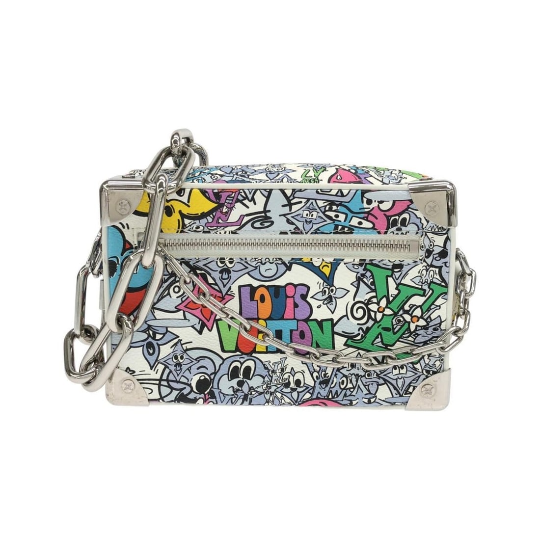 Louis Vuitton Monogram Comic Mini Soft Trunk M82008 Shoulder Bag: --- Catalog ---Category: SizeSize (HxWxD): 12.5cm x 18cm x 7.5cm / 4.92'' x 7.08'' x 2.95''Category: DesignType: Shoulder bagColor: Multi-colorGender: Women,MenMaterial: Coated canvas Hardware Color: