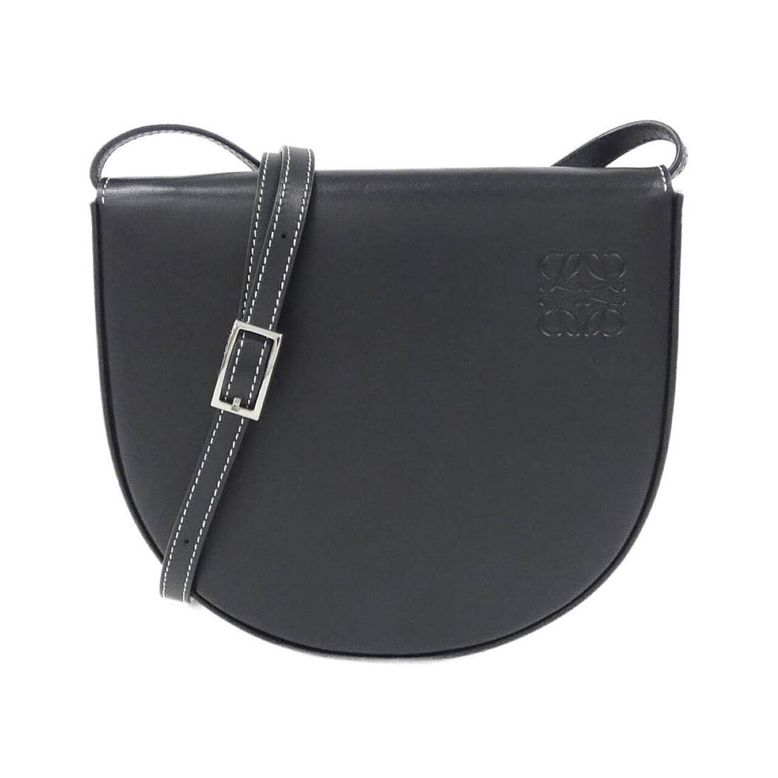 Loewe Heel 109 54 V01 Shoulder Bag: --- Catalog ---Category: SizeSize (HxWxD): 14cm x 17cm x 5cm / 5.51'' x 6.69'' x 1.96''Category: DesignType: Shoulder bagColor: BlackGender: Women,MenMaterial: Leather Leather/Fur Type: