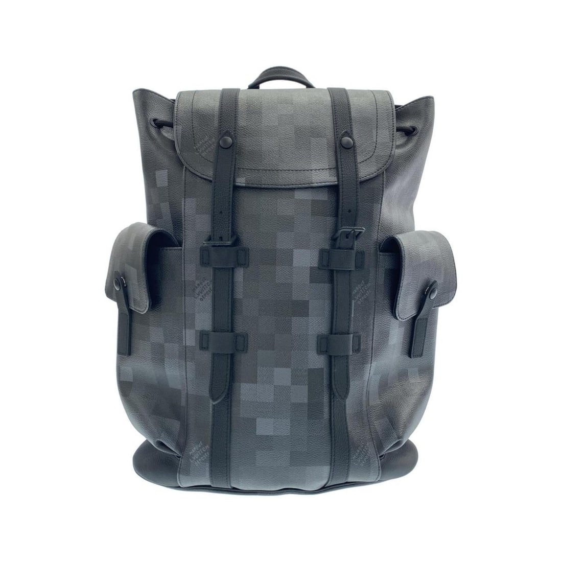Louis Vuitton Damouflage Black Christopher MM M14952 Backpack: --- Catalog ---Category: SizeSize (HxWxD): 44cm x 33cm x 10cm / 17.32'' x 12.99'' x 3.93''Category: DesignType: BackpackColor: BlackGender: Men,WomenMaterial: Coated canvas Hardware Color: