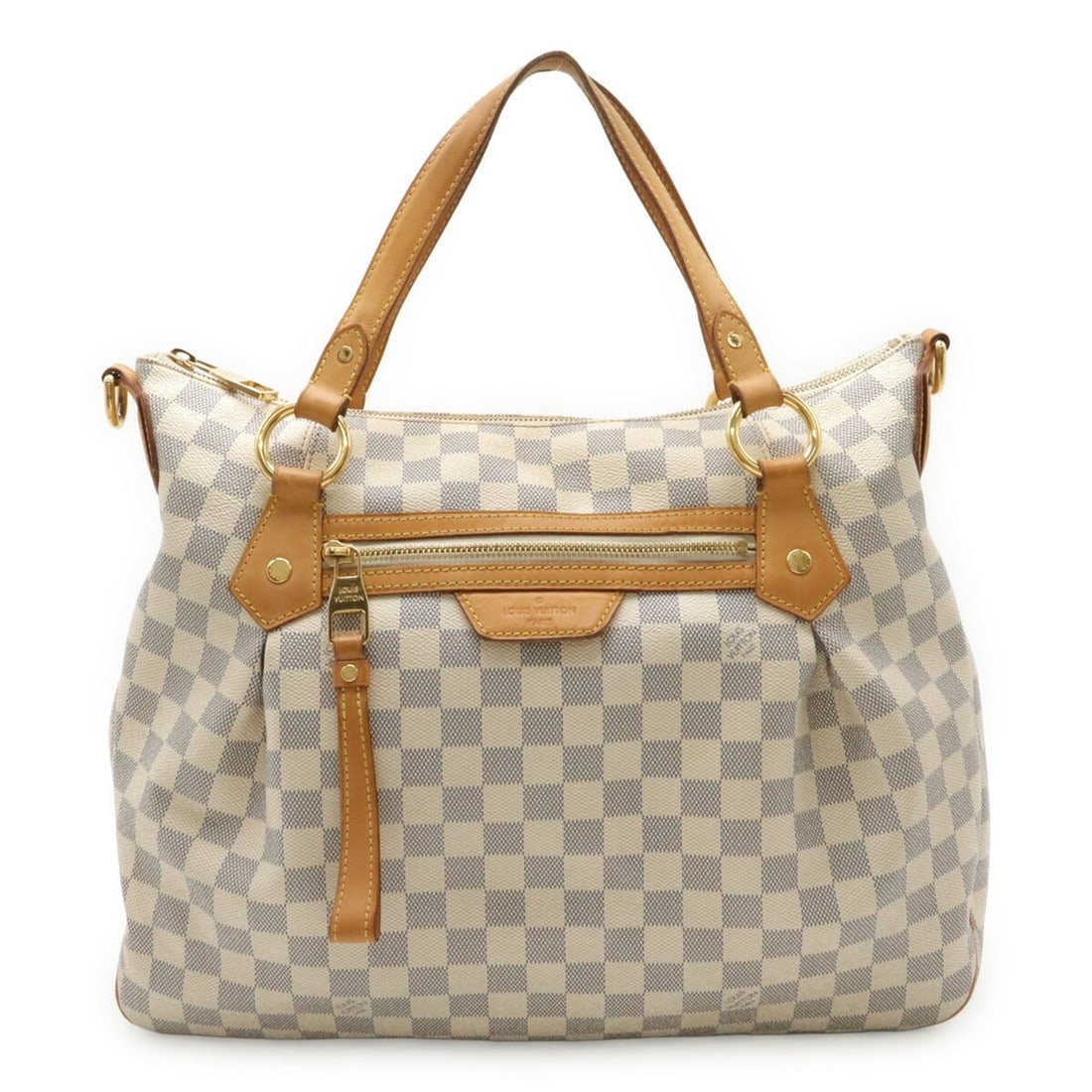 LOUIS VUITTON Damier Azur Evora MM Tote Bag, Handbag, Shoulder Bag N41133: --- Catalog ---Category: SizeSize (HxWxD): 33cm x 40cm x 10cm / 12.99'' x 15.74'' x 3.93''Category: DesignType: Handbag, Tote bagColor: IvoryGender: WomenMaterial: Damier Azur , Canvas , PVC , Coated