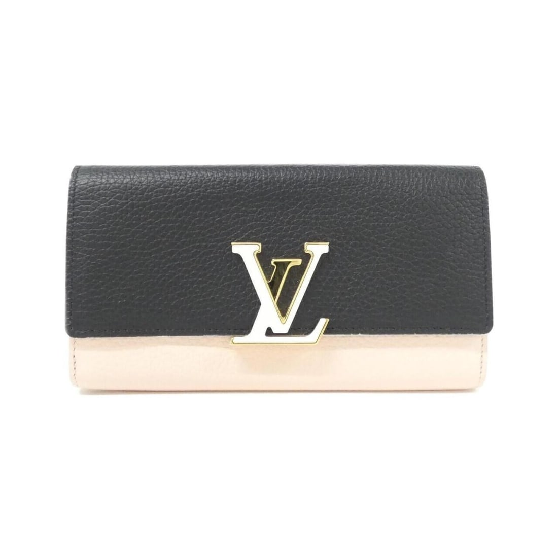 Louis Vuitton Taurillon Portefeuille Capucines M64121 Wallet: --- Catalog ---Category: SizeSize (HxWxD): 10cm x 20cm x 2cm / 3.93'' x 7.87'' x 0.78''Category: DesignType: Long wallet (bi-fold)Color: Rose, VanillaGender: WomenMaterial: Leather Leather/Fur Type:
