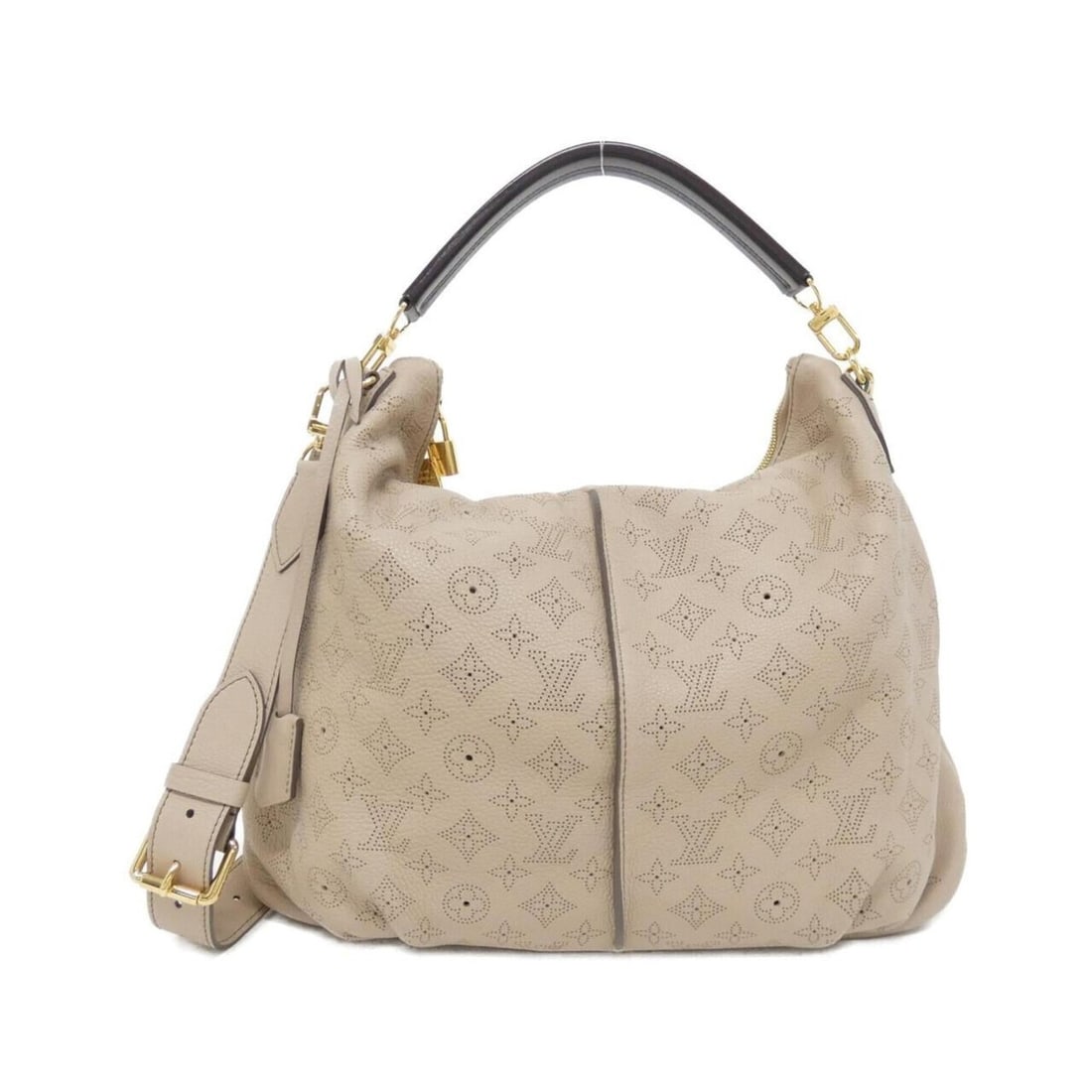 Louis Vuitton Mahina Selene MM M97141 Shoulder Bag: --- Catalog ---Category: SizeSize (HxWxD): 36cm x 38cm x 5cm / 14.17'' x 14.96'' x 1.96''Category: DesignType: Pouch, Shoulder bagColor: SableGender: WomenMaterial: Leather Hardware Color: