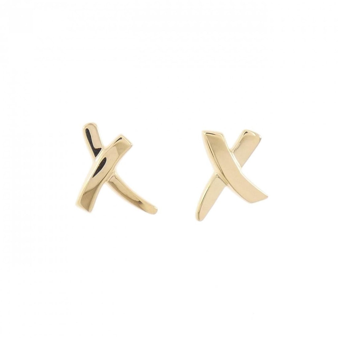 Tiffany Kiss Earrings: --- Catalog ---Category: SizeSize (HxWxD): 14.40mm x 11.90mm / 0.57'' x 0.47''Category: DesignType: Stud earringsGender: WomenMaterial: Yellow gold (18K)Category: GeneralBrand: Tiffany--- Item List