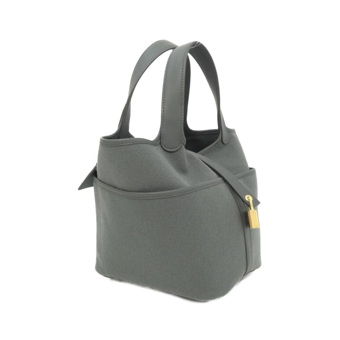 Hermes Picotin Lock Pocket PM 083189CC Handbag: --- Catalog ---Category: SizeSize (HxWxD): 19cm x 18cm x 13.5cm / 7.48'' x 7.08'' x 5.31''Category: DesignType: HandbagColor: GreenGender: Men,WomenMaterial: Swift leather Hardware Color: GoldCategory