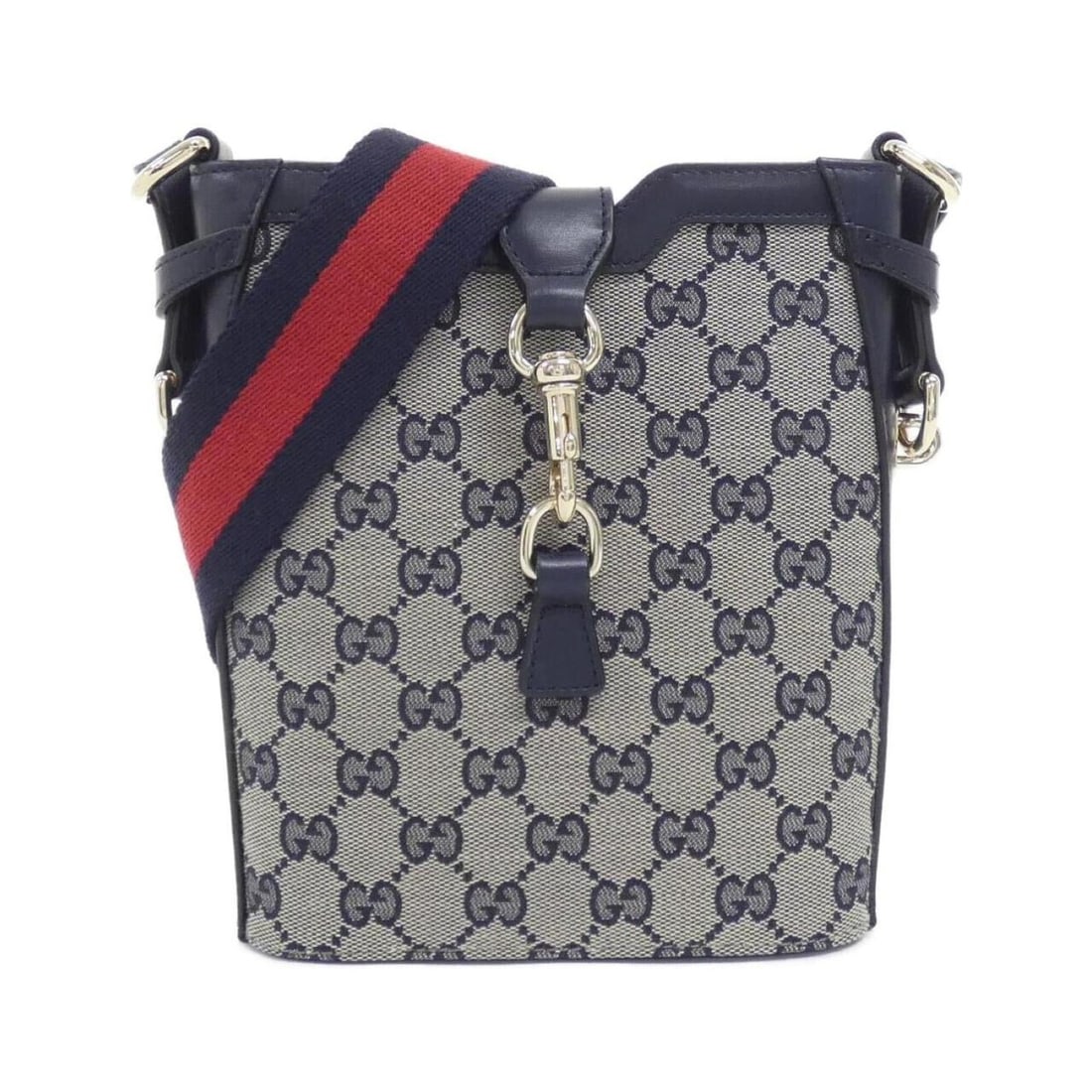 Gucci 782919 FADAC Shoulder Bag: --- Catalog ---Category: SizeSize (HxWxD): 19.5cm x 16cm x 5cm / 7.67'' x 6.29'' x 1.96''Category: DesignType: Shoulder bagColor: Beige, NavyGender: WomenMaterial: GG canvas , Leather Category: Genera