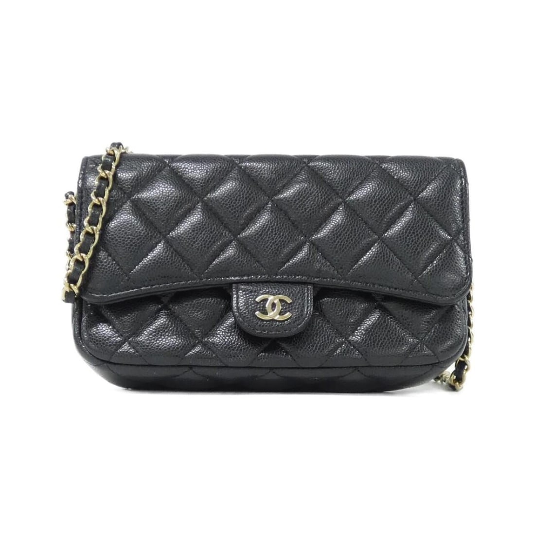 Chanel Timeless Classic Line AP2096 Phone Case: --- Catalog ---Category: SizeSize (HxWxD): 10cm x 17cm x 4cm / 3.93'' x 6.69'' x 1.57''Category: DesignType: Phone walletColor: BlackGender: WomenMaterial: Grained Calfskin Category: GeneralMPN: