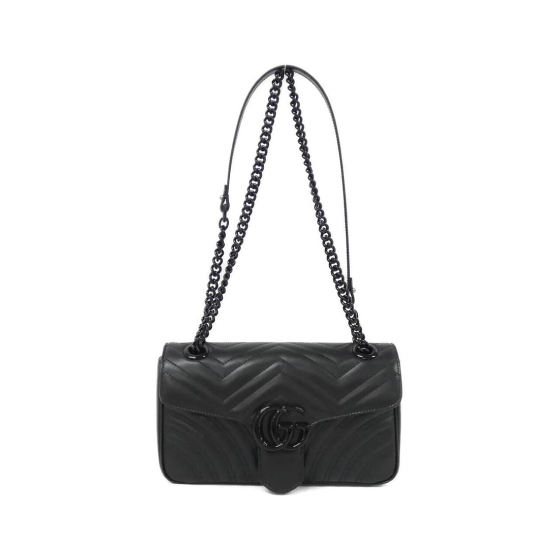 Gucci GG Marmont 443497 DTDFV Shoulder Bag: --- Catalog ---Category: SizeSize (HxWxD): 15cm x 26cm x 7cm / 5.9'' x 10.23'' x 2.75''Category: DesignType: Shoulder bagColor: BlackGender: WomenMaterial: Quilting , Leather Category: GeneralMPN: