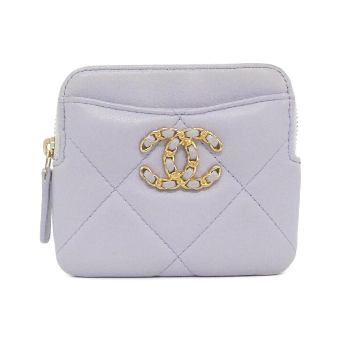 Chanel 19 Line AP2086 Wallet/Coin Case: --- Catalog ---Category: SizeSize (HxWxD): 9.5cm x 11cm x 2cm / 3.74'' x 4.33'' x 0.78''Category: DesignType: Coin purse/coin caseColor: PurpleGender: Women,MenMaterial: Leather Leather/Fur Type: