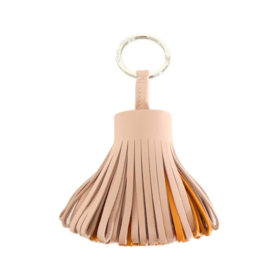 Hermes Carmen Tricolor 079018CJ Keyring: --- Catalog ---Category: DesignType: KeyringColor: Bougainvillier, Orange, Rose sakuraGender: WomenMaterial: Agneau MiloCategory: GeneralLine: CarmenBrand: Hermes--- Item List ---Section: