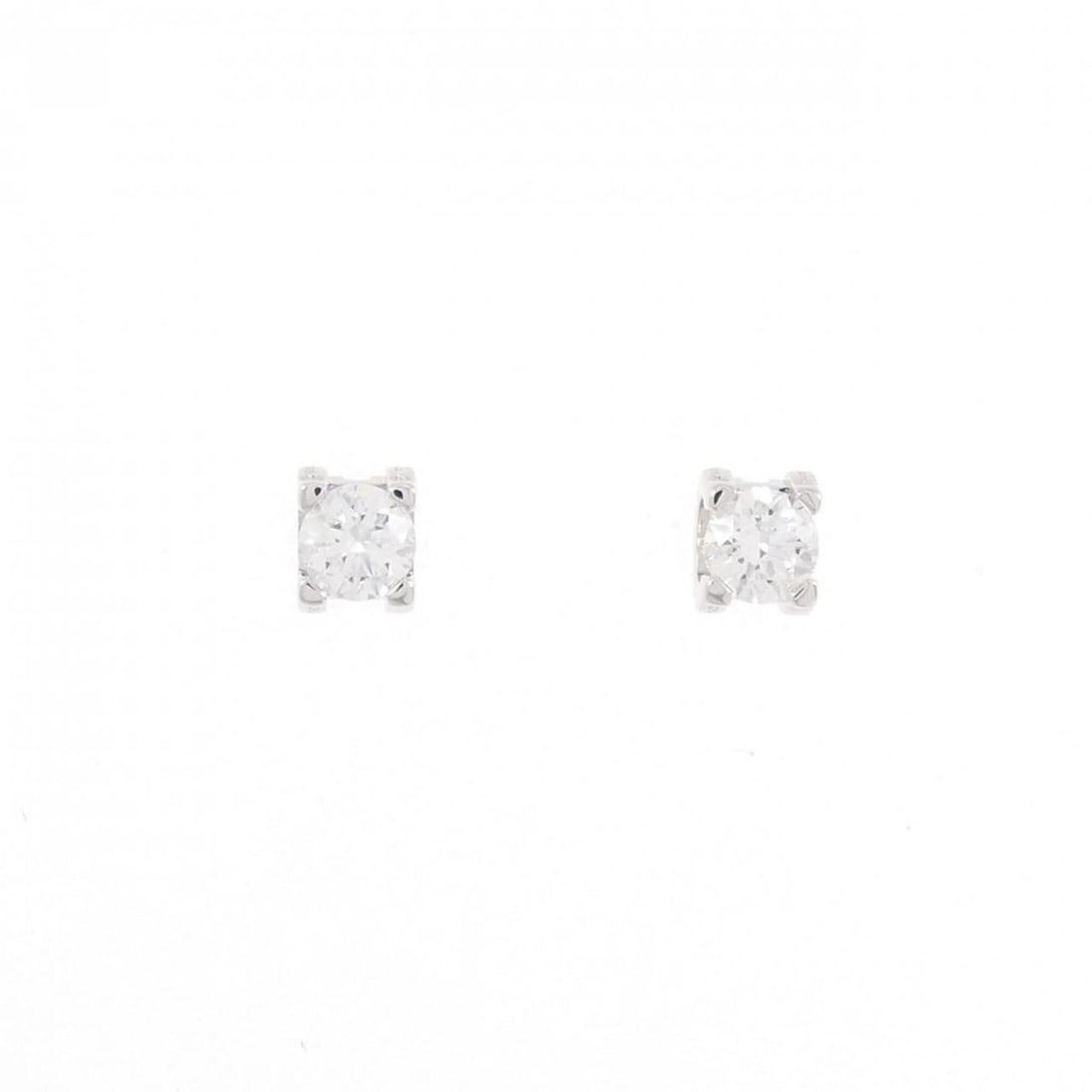 Cartier C de Earrings: --- Catalog ---Category: SizeWeight: 2g / 0.07oz.Size (HxWxD): 5.10mm x 4.10mm / 0.20'' x 0.16''Category: DesignType: Stud earringsStone: DiamondGender: WomenMaterial: White gold (18K)Category: