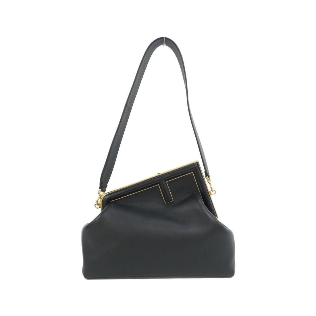Fendi First Medium 8BP127 ABVE Handbag: --- Catalog ---Category: SizeSize (HxWxD): 25cm x 32cm x 10cm / 9.84'' x 12.59'' x 3.93''Category: DesignType: HandbagColor: BlackGender: Men,WomenMaterial: Leather Hardware Color: GoldLeather/Fur Typ
