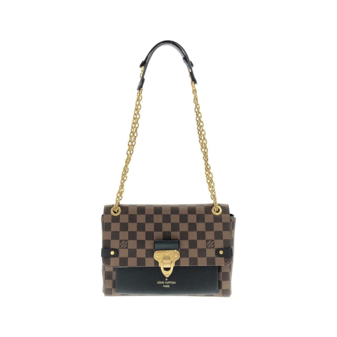 Louis Vuitton Damier Vavin PM N40108 Shoulder Bag: --- Catalog ---Category: SizeSize (HxWxD): 18cm x 25cm x 9cm / 7.08'' x 9.84'' x 3.54''Category: DesignType: Shoulder bagColor: Black, Damier Canvas, EbeneGender: WomenMaterial: Coated canvas ,