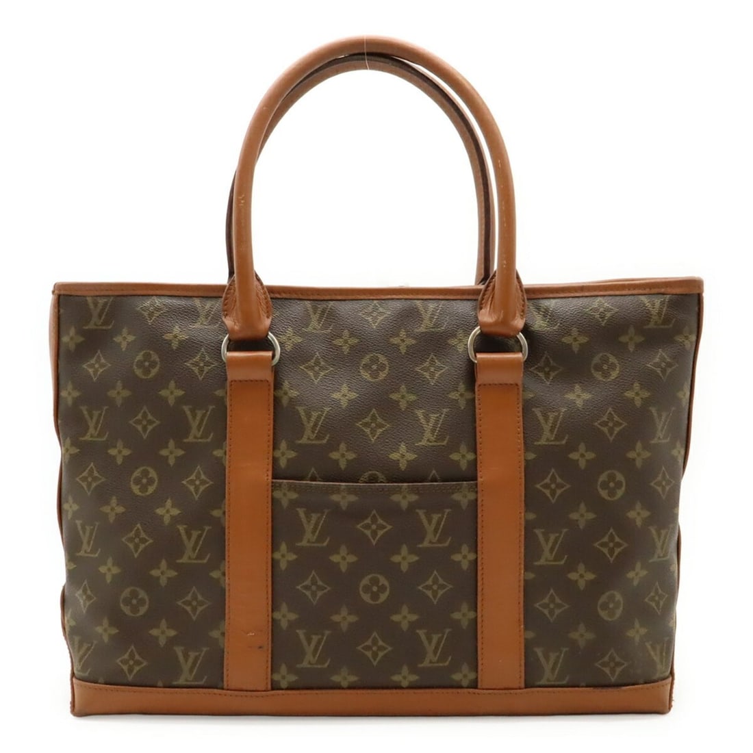LOUIS VUITTON Louis Vuitton Monogram Weekend PM Tote Bag Large Shoulder M42425: --- Catalog ---Category: SizeSize (HxWxD): 29.5cm x 46cm x 10.5cm / 11.61'' x 18.11'' x 4.13''Category: DesignType: Shoulder bag, Tote bagColor: BrownGender: WomenMaterial: Monogram , Canvas , PVC ,