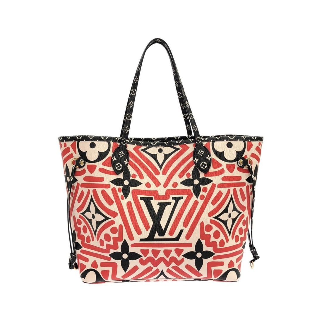 Louis Vuitton LV Crafty Neverfull MM M56583 Handbag: --- Catalog ---Category: SizeSize (HxWxD): 28cm x 31cm x 15cm / 11.02'' x 12.2'' x 5.9''Category: DesignType: Handbag, PouchColor: RougeGender: Men,WomenMaterial: Coated canvas Hardware Color: