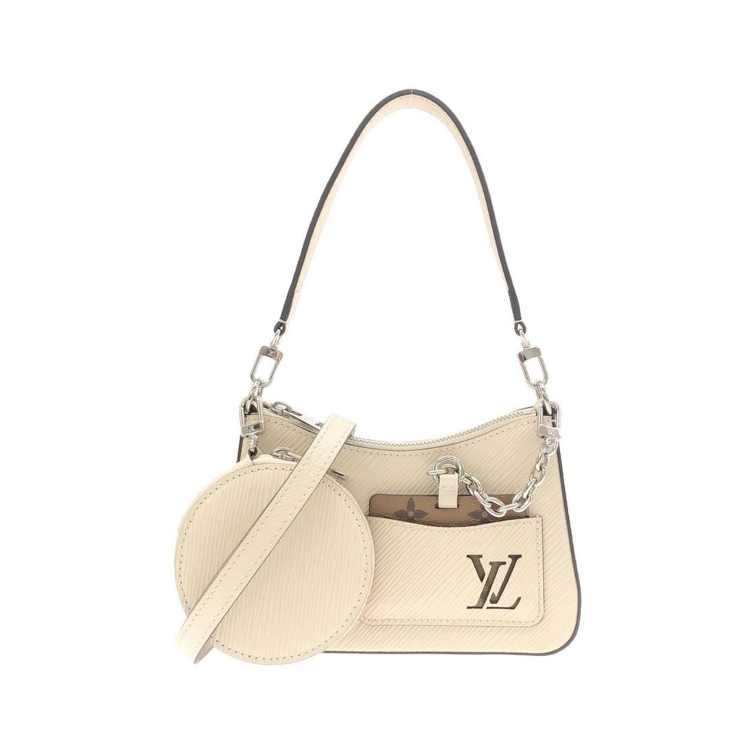 Louis Vuitton Epi Marellini M20999 Shoulder Bag: --- Catalog ---Category: SizeSize (HxWxD): 13cm x 19.5cm x 6.5cm / 5.11'' x 7.67'' x 2.55''Category: DesignType: Pouch, Shoulder bagColor: BeigeGender: Men,WomenMaterial: Leather Hardware Color: