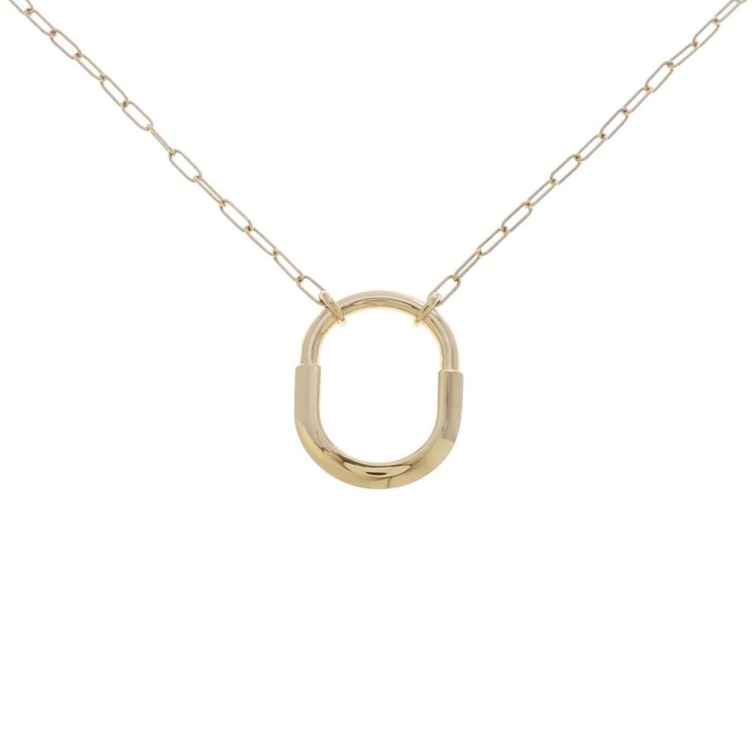 Tiffany Lock Necklace: --- Catalog ---Category: SizePendant Size: 29.1mm x 23.9mm / 1.14'' x 0.94''Neck Circumference: 46 cm / 18.11''Category: DesignGender: WomenMaterial: Yellow gold (18K)Pendant Type: PendantNecklace Typ
