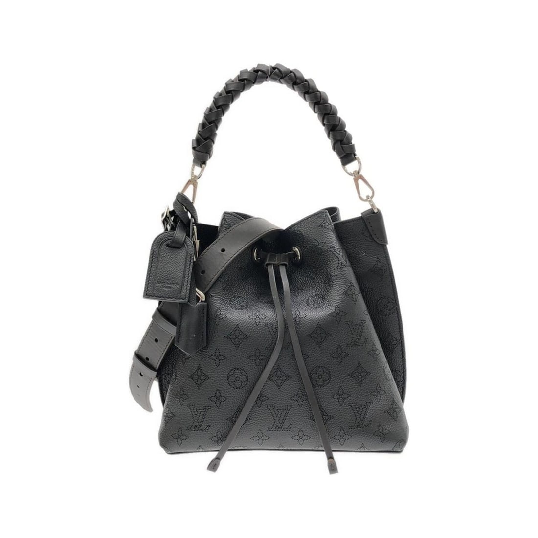 Louis Vuitton Mahina Mulia M55800 Shoulder Bag: --- Catalog ---Category: SizeSize (HxWxD): 25cm x 23.5cm x 14cm / 9.84'' x 9.25'' x 5.51''Category: DesignType: Shoulder bagColor: BlackGender: Men,WomenMaterial: Leather Hardware Color: