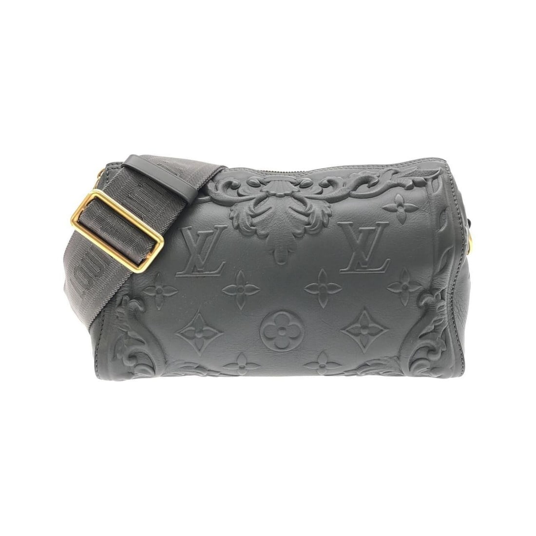 Louis Vuitton LV Ornament City Keepall M21835 Shoulder Bag: --- Catalog ---Category: SizeSize (HxWxD): 16cm x 26cm x 12cm / 6.29'' x 10.23'' x 4.72''Category: DesignType: Shoulder bagColor: GrayGender: Men,WomenMaterial: Leather Hardware Color: GoldLeather/Fur