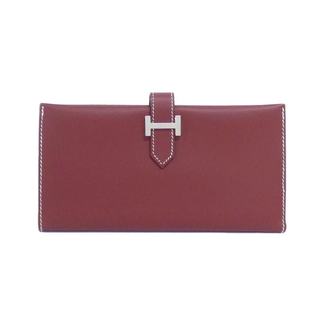 Hermes Bearn Classic Wallet: --- Catalog ---Category: SizeSize (HxWxD): 9cm x 17.5cm x 1.5cm / 3.54'' x 6.88'' x 0.59''Category: DesignType: Long wallet (bi-fold)Color: Rouge HGender: WomenCategory: GeneralBrand: Hermes--- Item