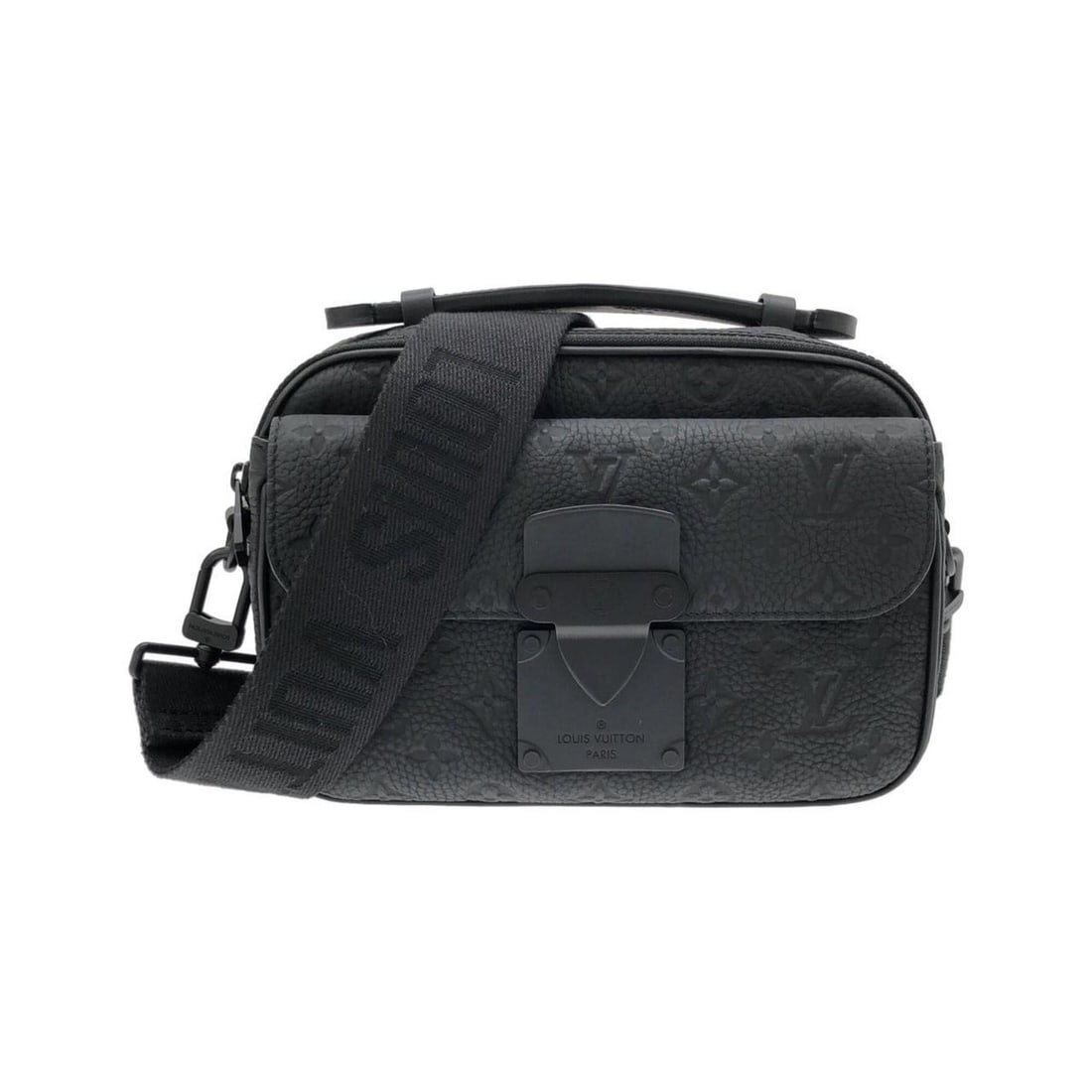 Louis Vuitton Taurillon Monogram S-Lock Messenger M58489 Shoulder Bag: --- Catalog ---Category: SizeSize (HxWxD): 18cm x 24cm x 9.5cm / 7.08'' x 9.44'' x 3.74''Category: DesignType: Shoulder bagColor: BlackGender: Women,MenMaterial: Leather Leather/Fur Type: