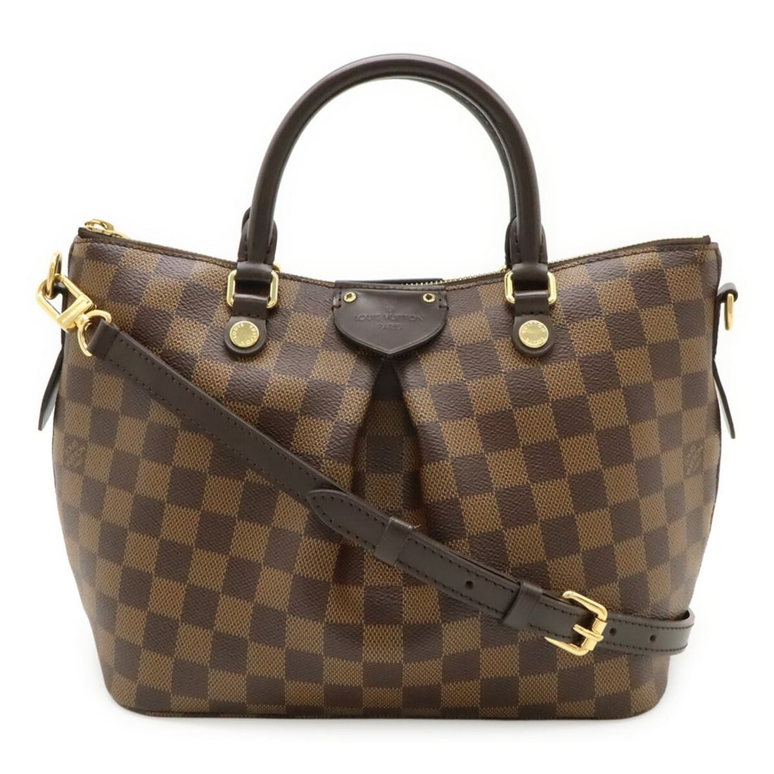 LOUIS VUITTON Damier Siena PM Handbag/Shoulder Bag N41545 (1 of 10)