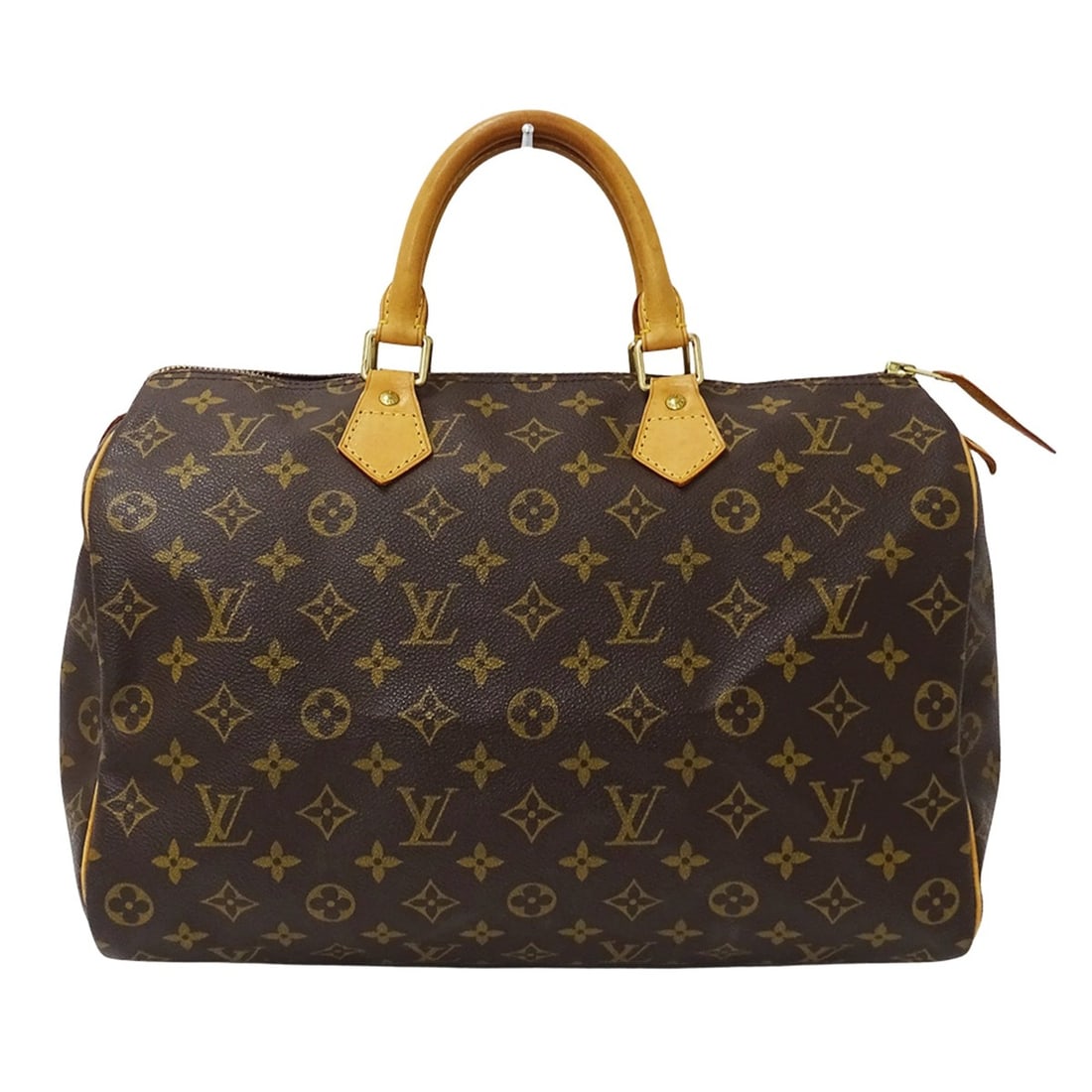 Louis Vuitton LOUIS VUITTON Monogram Handbag for Women, Speedy 35 M41524 Brown (Older Model): --- Catalog ---Category: SizeSize (HxWxD): 23cm x 35cm x 18.5cm / 9.05'' x 13.77'' x 7.28''Category: DesignType: HandbagColor: BrownGender: WomenMaterial: Monogram , Canvas Category: GeneralMPN: M4152