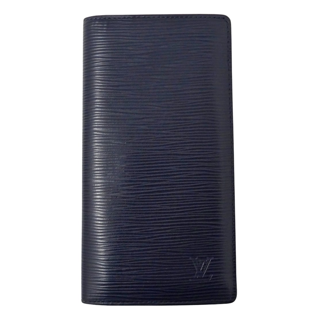 Louis Vuitton LOUIS VUITTON Wallet Epi Leather Men's Brand Long Portefeuille Brazza Blue Marine: --- Catalog ---Category: SizeSize (HxWxD): 19cm x 10cm x 1.5cm / 7.48'' x 3.93'' x 0.59''Category: DesignType: Long wallet (bi-fold)Color: Navy BlueGender: MenMaterial: Epi leather Category: GeneralMP