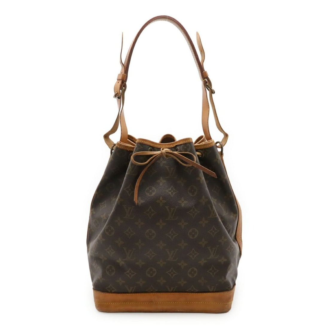 LOUIS VUITTON Louis Vuitton Monogram Noe Shoulder Bag Model M42224: --- Catalog ---Category: SizeSize (HxWxD): 34.5cm x 26cm x 18.5cm / 13.58'' x 10.23'' x 7.28''Category: DesignType: Shoulder bagColor: BrownGender: WomenMaterial: Monogram , Canvas , PVC , Coated canv