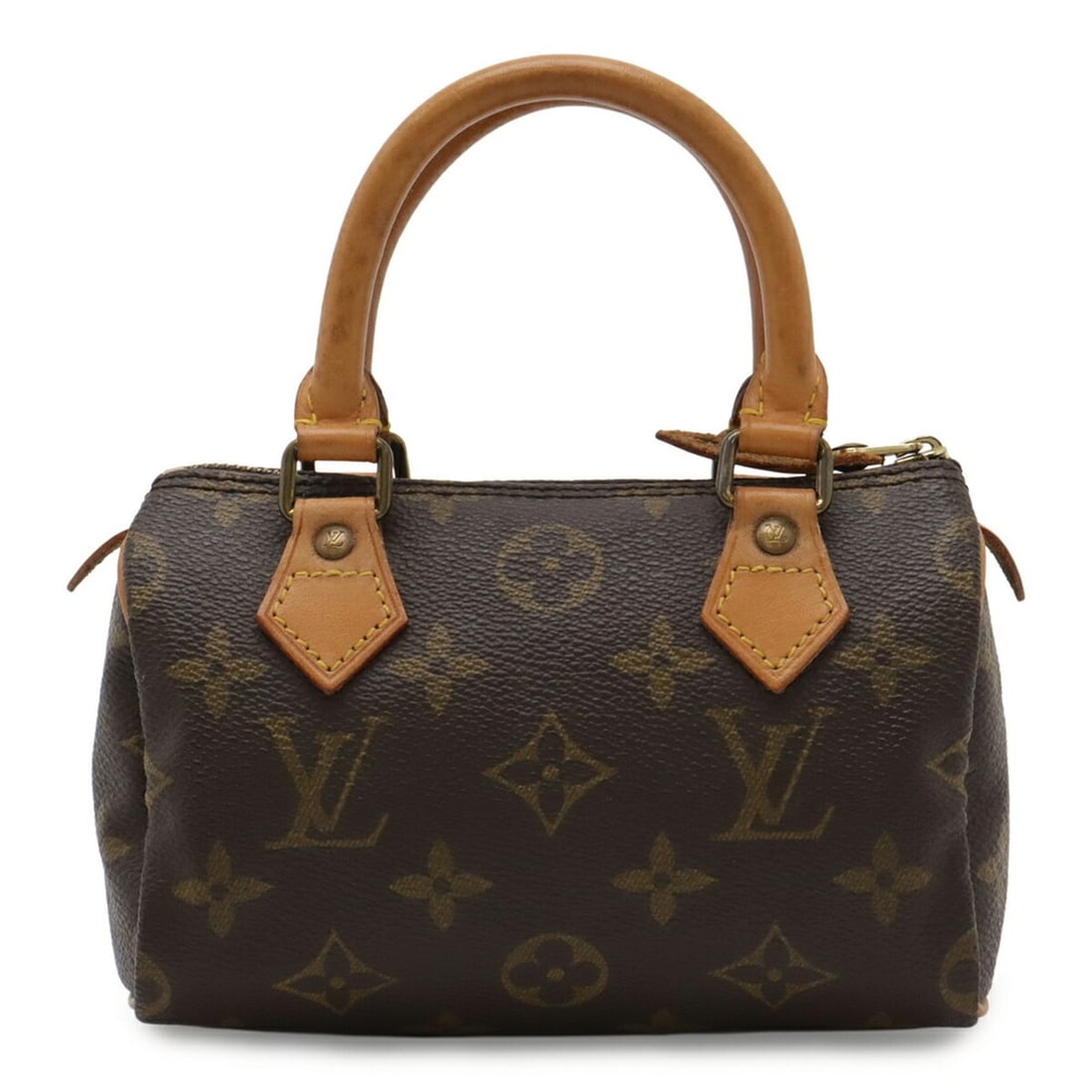 LOUIS VUITTON Louis Vuitton Monogram Mini Speedy Handbag Pouch M41534 (1 of 9)