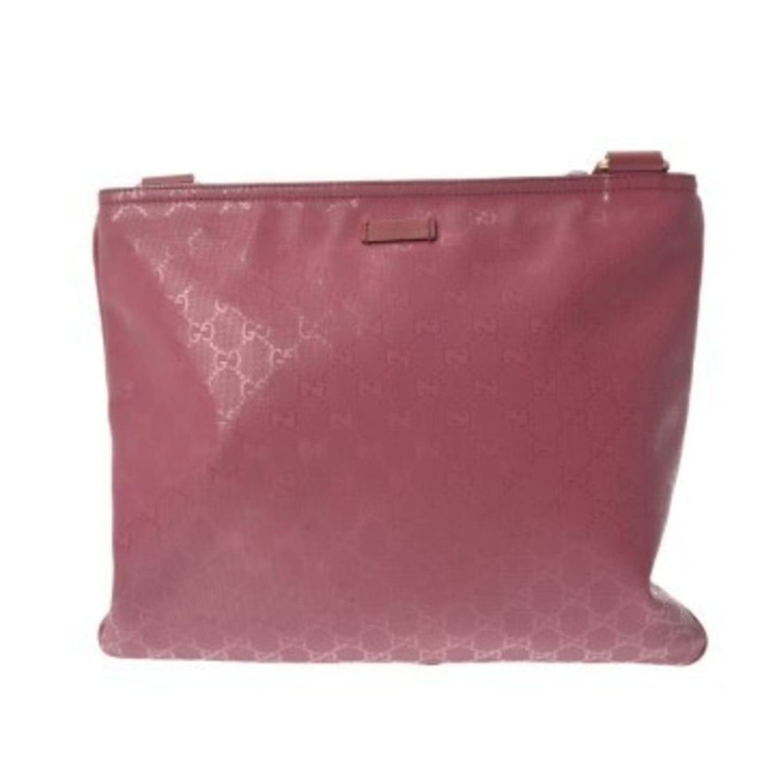GUCCI GG Imprime Pink 201446 Women's Leather Shoulder Bag, B Rank, Used, Ginzo: --- Catalog ---Category: SizeSize (HxWxD): 29cm x 35.5cm / 11.41'' x 13.97''Category: DesignType: Shoulder bagColor: PinkGender: WomenMaterial: PVC , Leather Category: GeneralMPN: 201446Brand: Gucci--