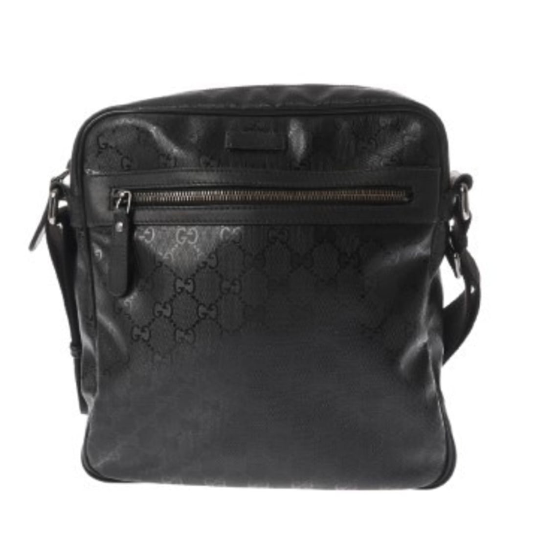 GUCCI GG Imprime Black 201448 Men's/Women's Shoulder Bag, B Rank, Used, Ginzo: --- Catalog ---Category: SizeSize (HxWxD): 28cm x 25cm x 7cm / 11.02'' x 9.84'' x 2.75''Category: DesignType: Shoulder bagColor: BlackGender: Men,WomenMaterial: PVC Category: GeneralMPN: 201448Brand: 