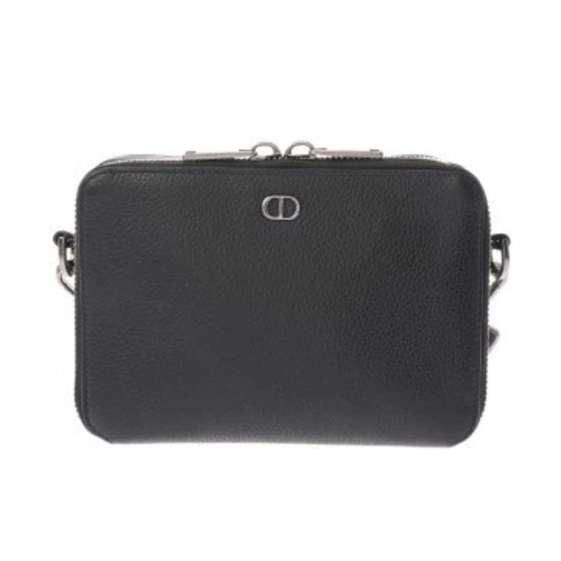 CHRISTIAN DIOR Christian Dior Strap Zip Pouch Black 2ESBC119CDI_H00N Men's Calfskin Shoulder Bag B: --- Catalog ---Category: SizeSize (HxWxD): 12cm x 17cm x 5cm / 4.72'' x 6.69'' x 1.96''Category: DesignType: Shoulder bagColor: BlackGender: MenMaterial: Leather Leather/Fur Type: CalfskinCategory: Ge