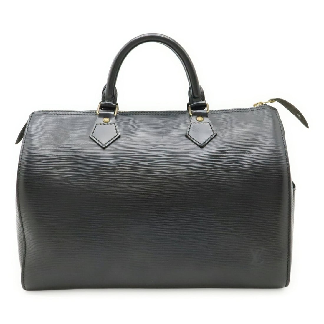 LOUIS VUITTON Epi Speedy 30 Handbag Boston Bag Leather Noir Black M59022 (1 of 11)
