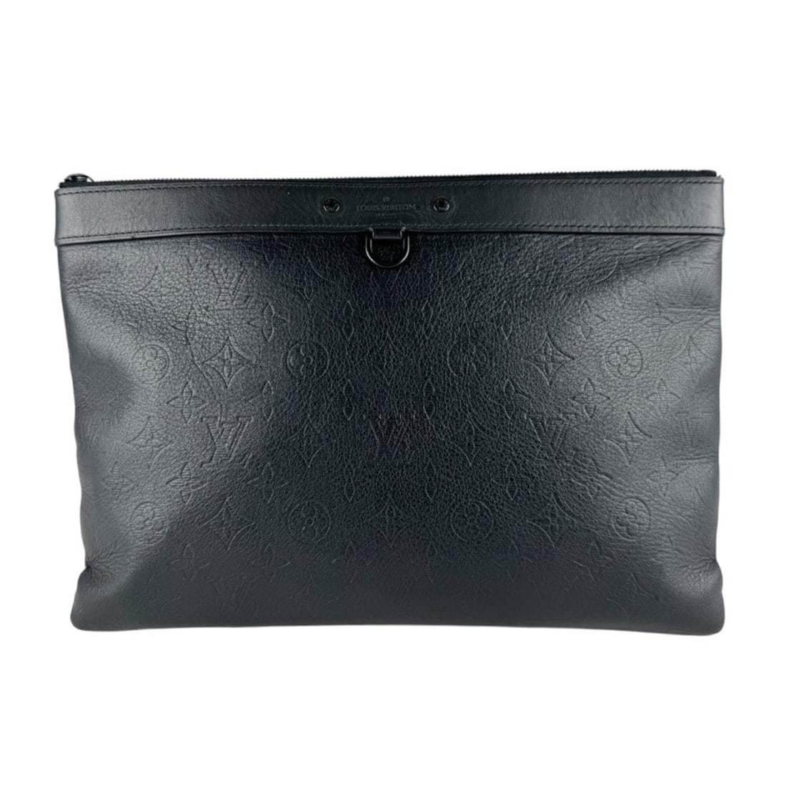 Louis Vuitton LOUIS VUITTON Clutch Bag Monogram Shadow Pochette Discovery Noir Men's M62903 z9528 (1 of 13)